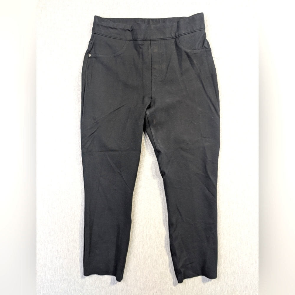 Spanx The Perfect Pant Women's MM Black Cropped Ankle 4 Pocket